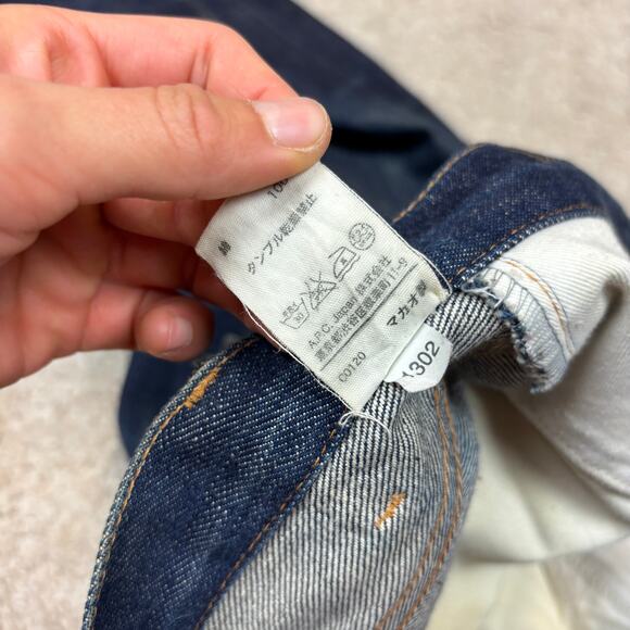 APC Petit Standard Jean Droit Etroit Selvedge Jeans Men's 31x34 - Picture 14 of 16